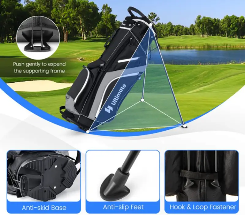 Langlebige Materialien mit unserem maßgeschneiderten Golftaschen-Hersteller Langlebige Materialien mit unserem maßgeschneiderten Golftaschen-Hersteller