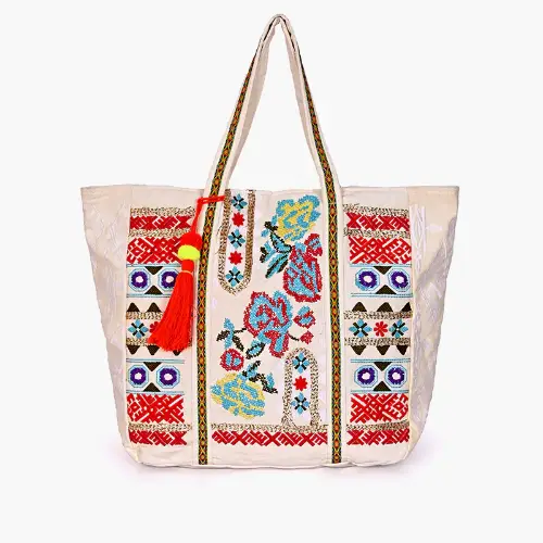 Bestickte Tragetaschen Bestickte Tragetaschen