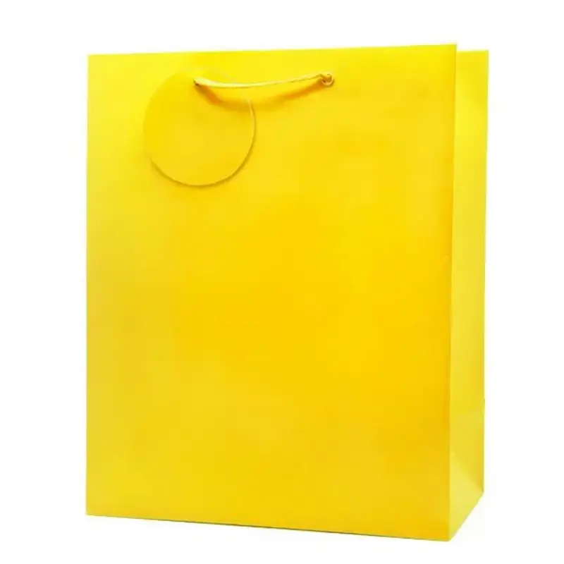 gelbe Geschenktüten