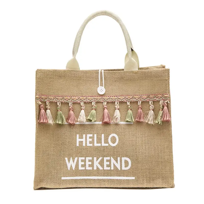 Strandtaschen aus Jute Strandtaschen aus Jute