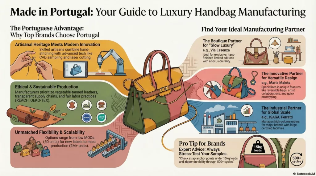Portugals Vorteil bei Luxushandtaschen