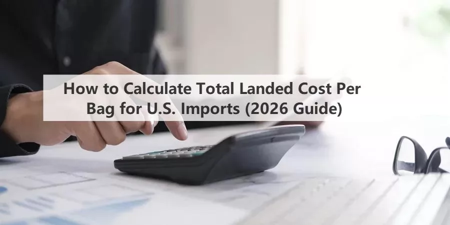 import duty calculator bags
