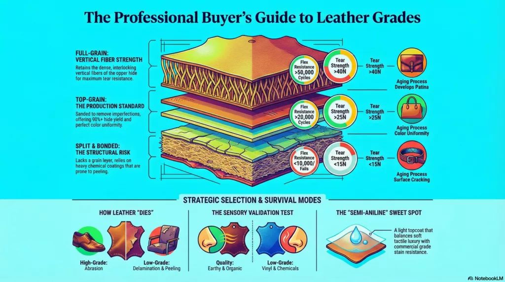 Professional Guide to Leather Grades