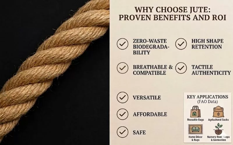Pourquoi choisir la fibre de jute ?