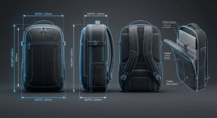 Average Backpack Dimensions