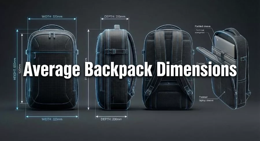 Average Backpack Dimensions
