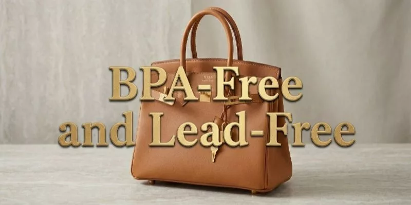 Libre de BPA y sin plomo.
