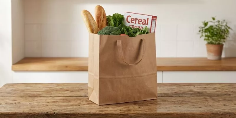 Heavy-Duty Kraft Shopping Bags