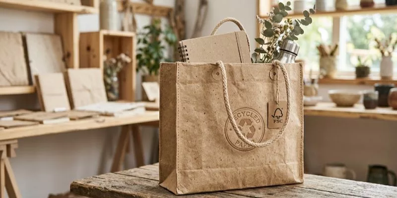 Papier recyclé ou certifié FSC