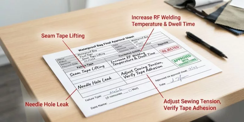 Finalize the Approval Sheet and Corrective Actions