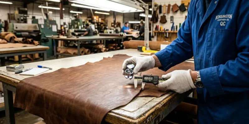Qu'est-ce que le contrôle qualité du cuir ?